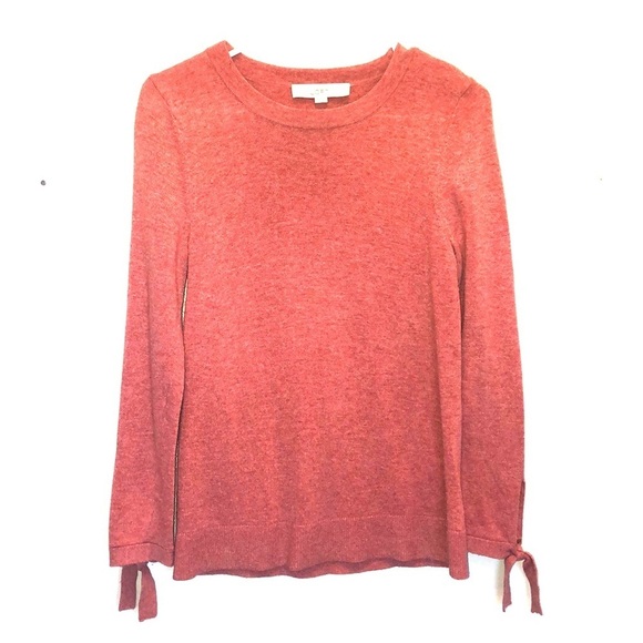 2/$25 - Loft - Pink Crew Neck Sweater - Picture 1 of 6